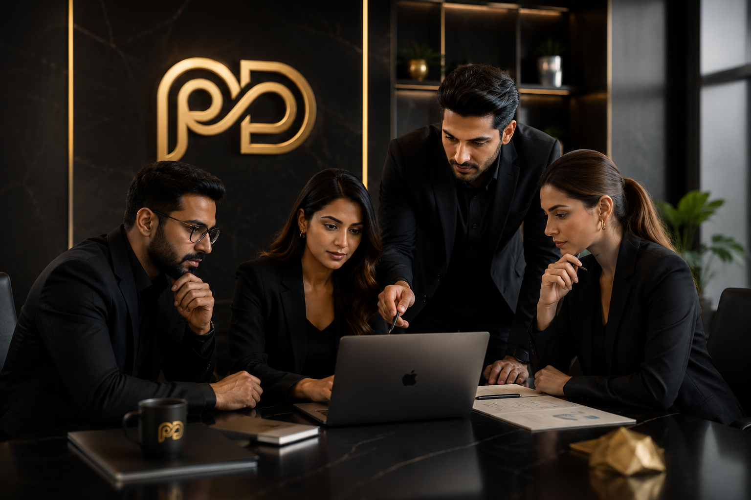 Professional ProxDigi team collaboration concept