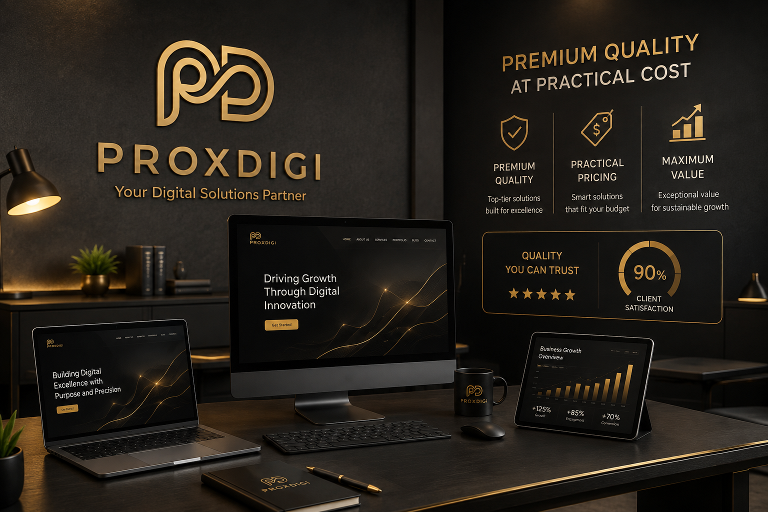 Premium quality and practical cost concept for ProxDigi