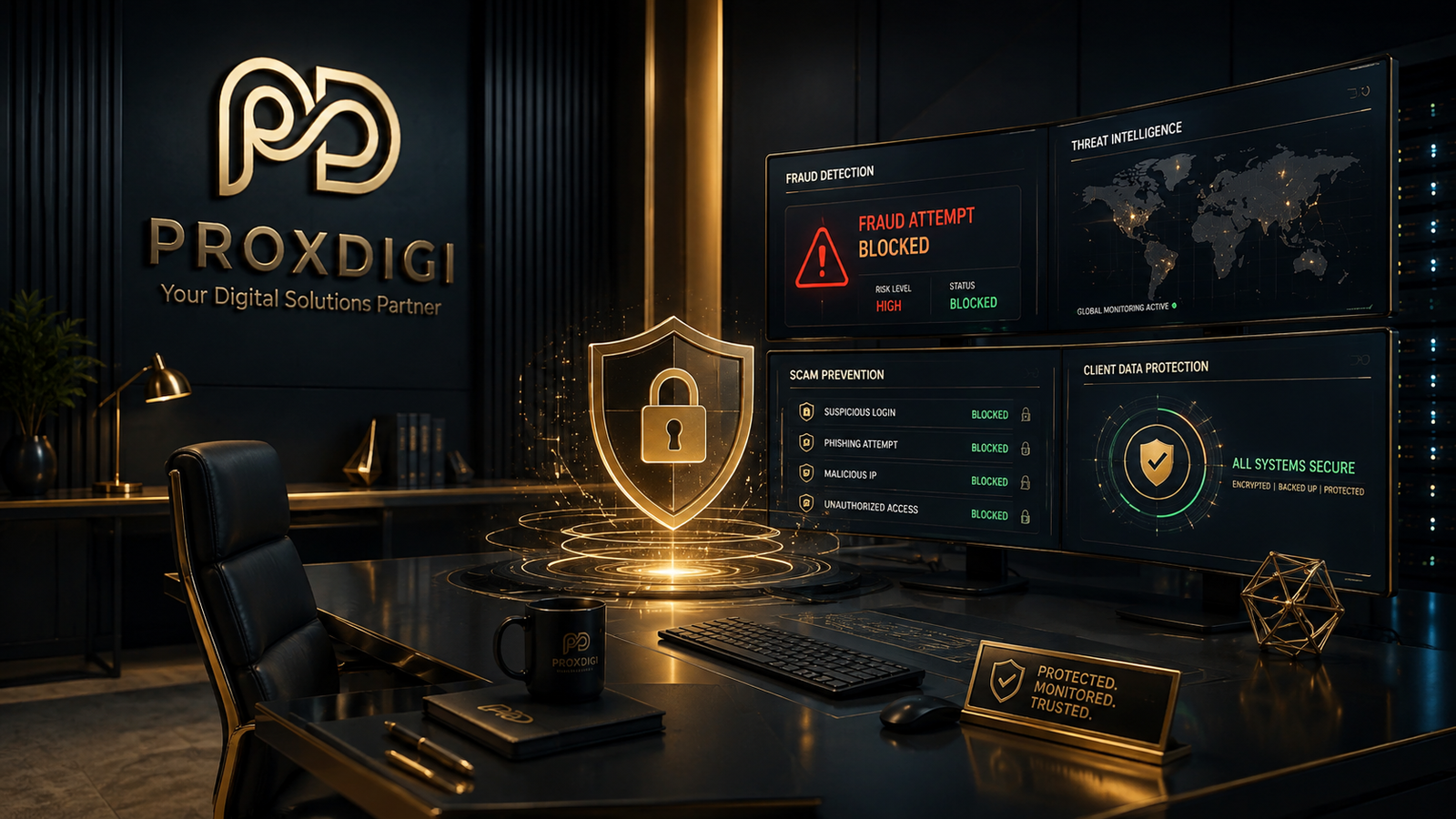Zero tolerance for fraud and scams at ProxDigi
