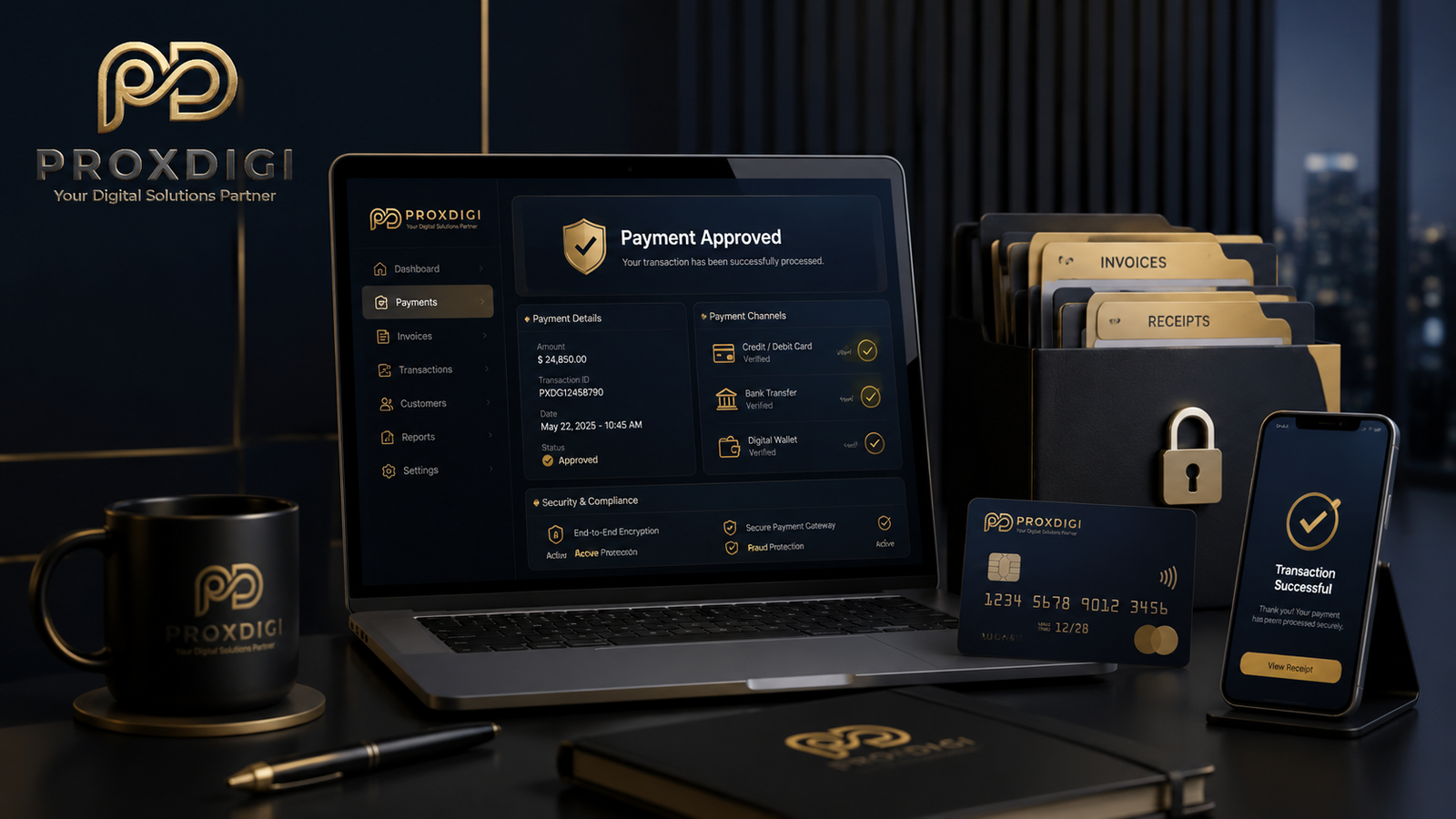 Secure payment policy with official company payment channel