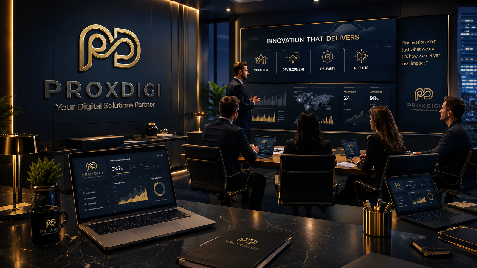 Innovation That Delivers through strategic development and measurable results