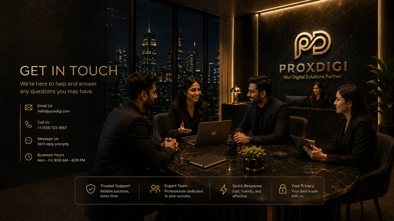 ProxDigi client support and communication team