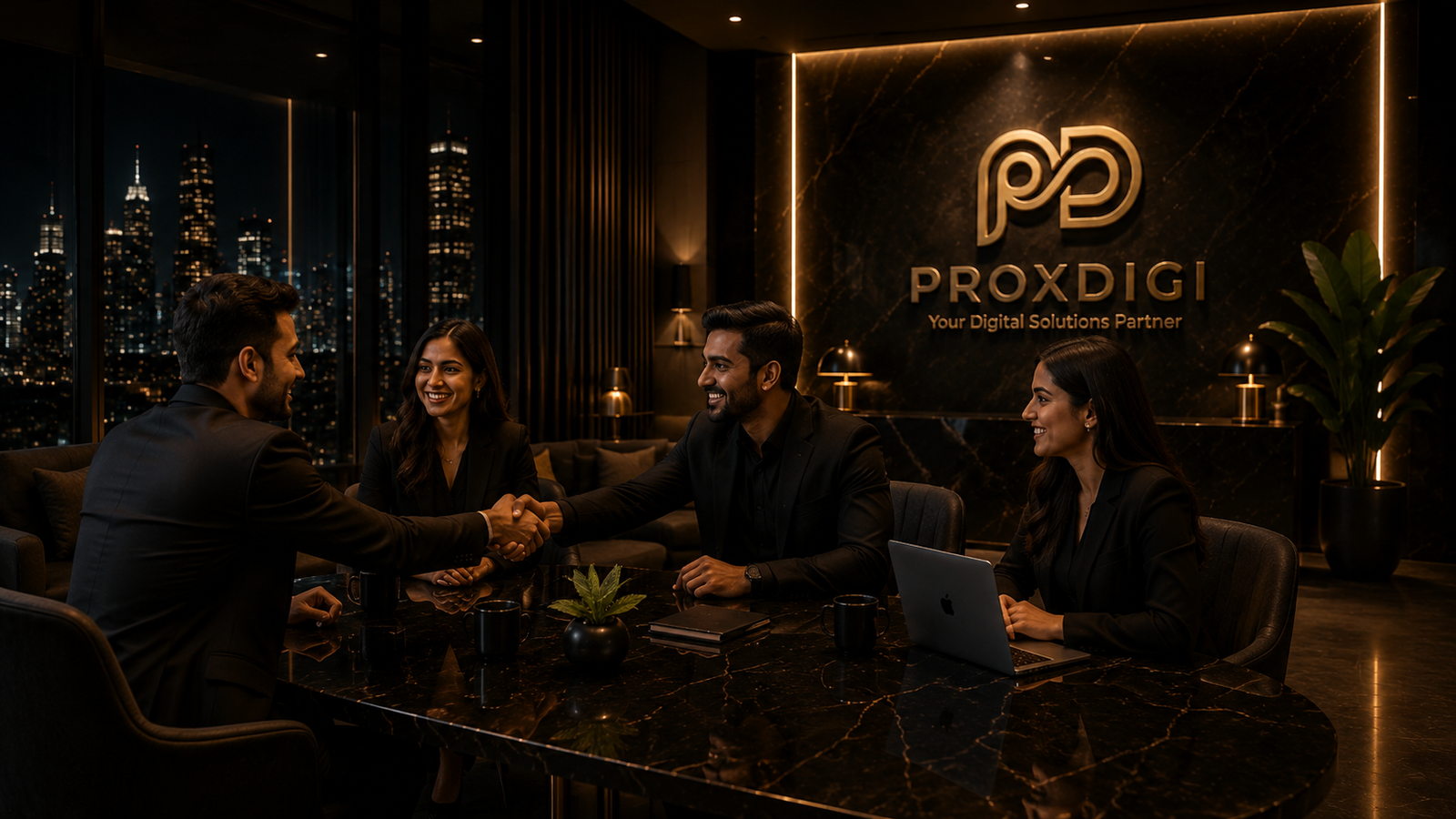 ProxDigi team and client building a trusted digital partnership