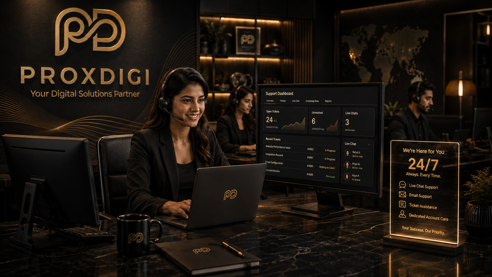ProxDigi professional client support team