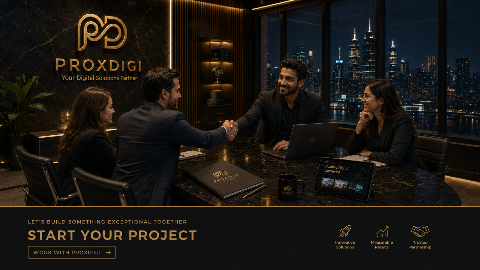 Client starting a new project with the ProxDigi team
