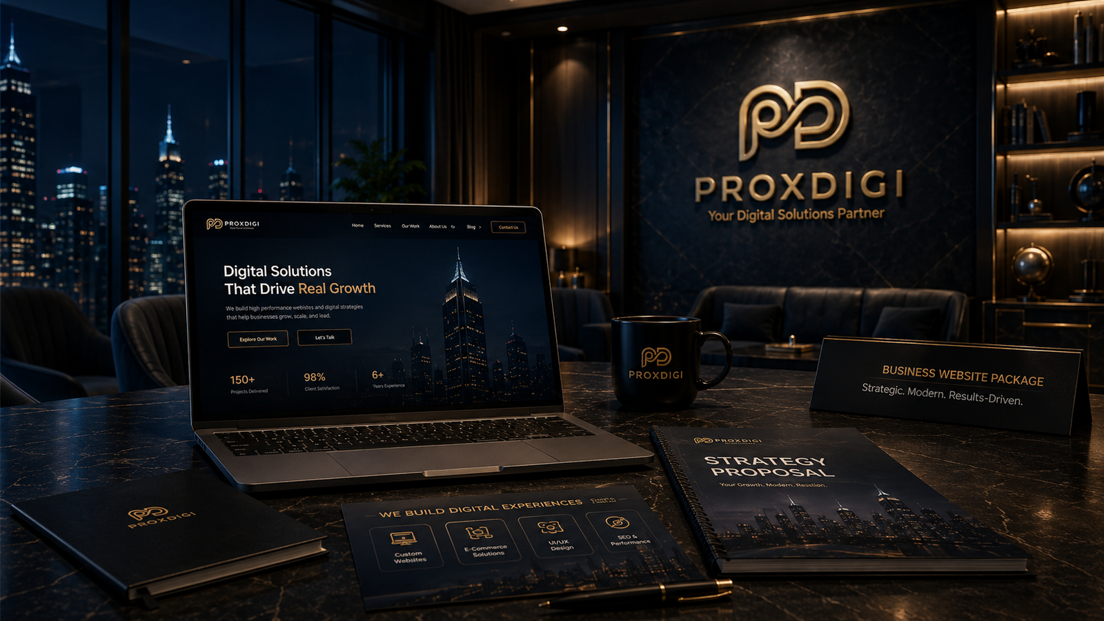 ProxDigi Business Website Package for professional growing companies