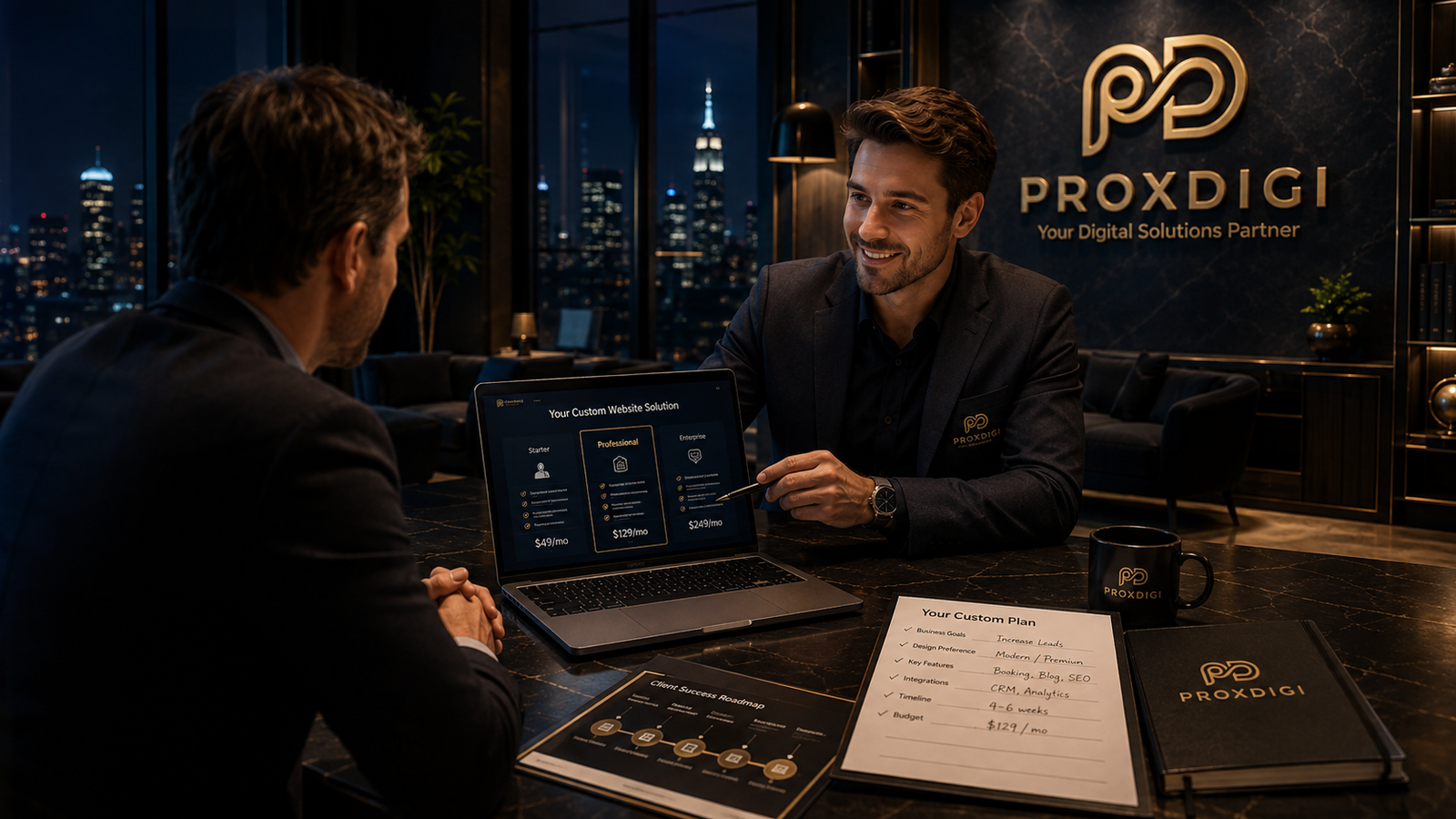 Client-centric ProxDigi consultation focused on business goals