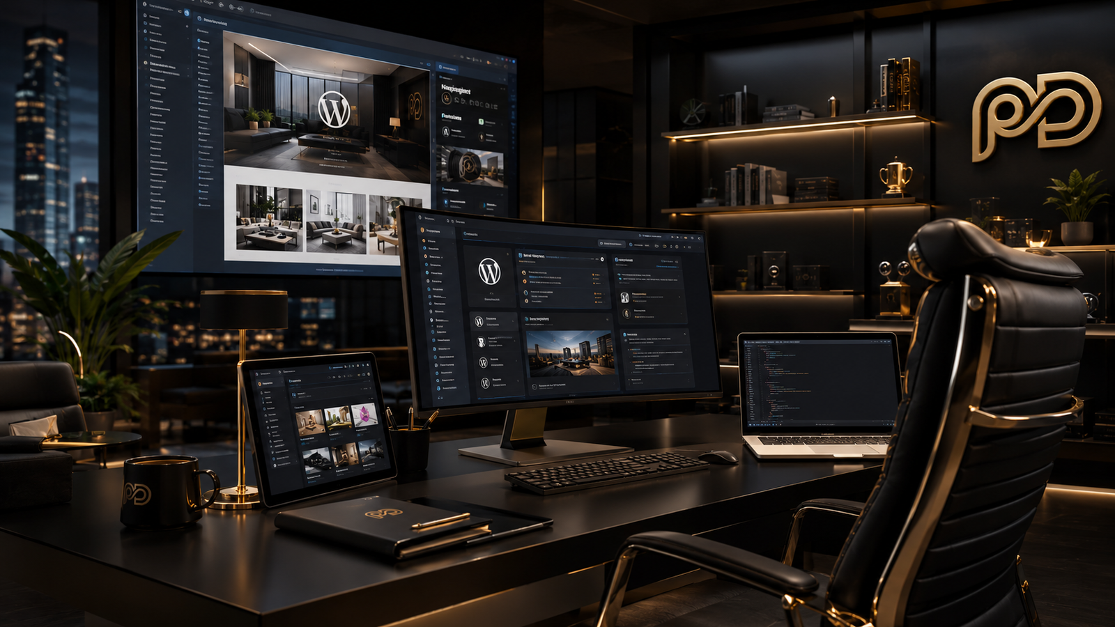Professional WordPress development workspace