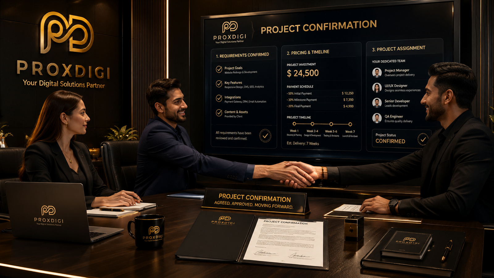 Project Confirmation visual