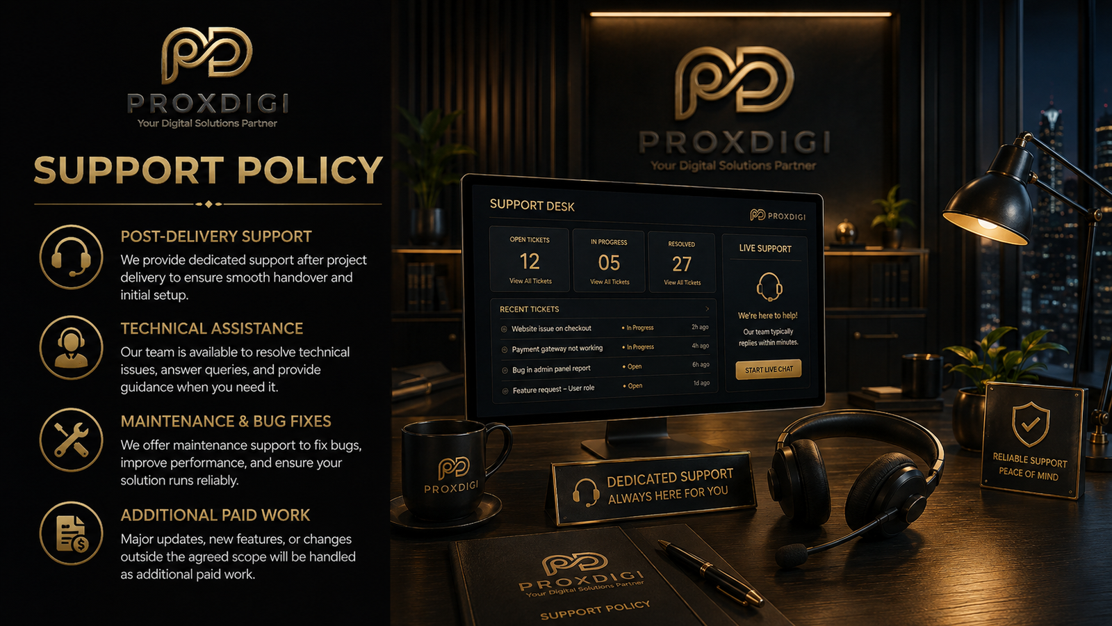 Support Policy visual