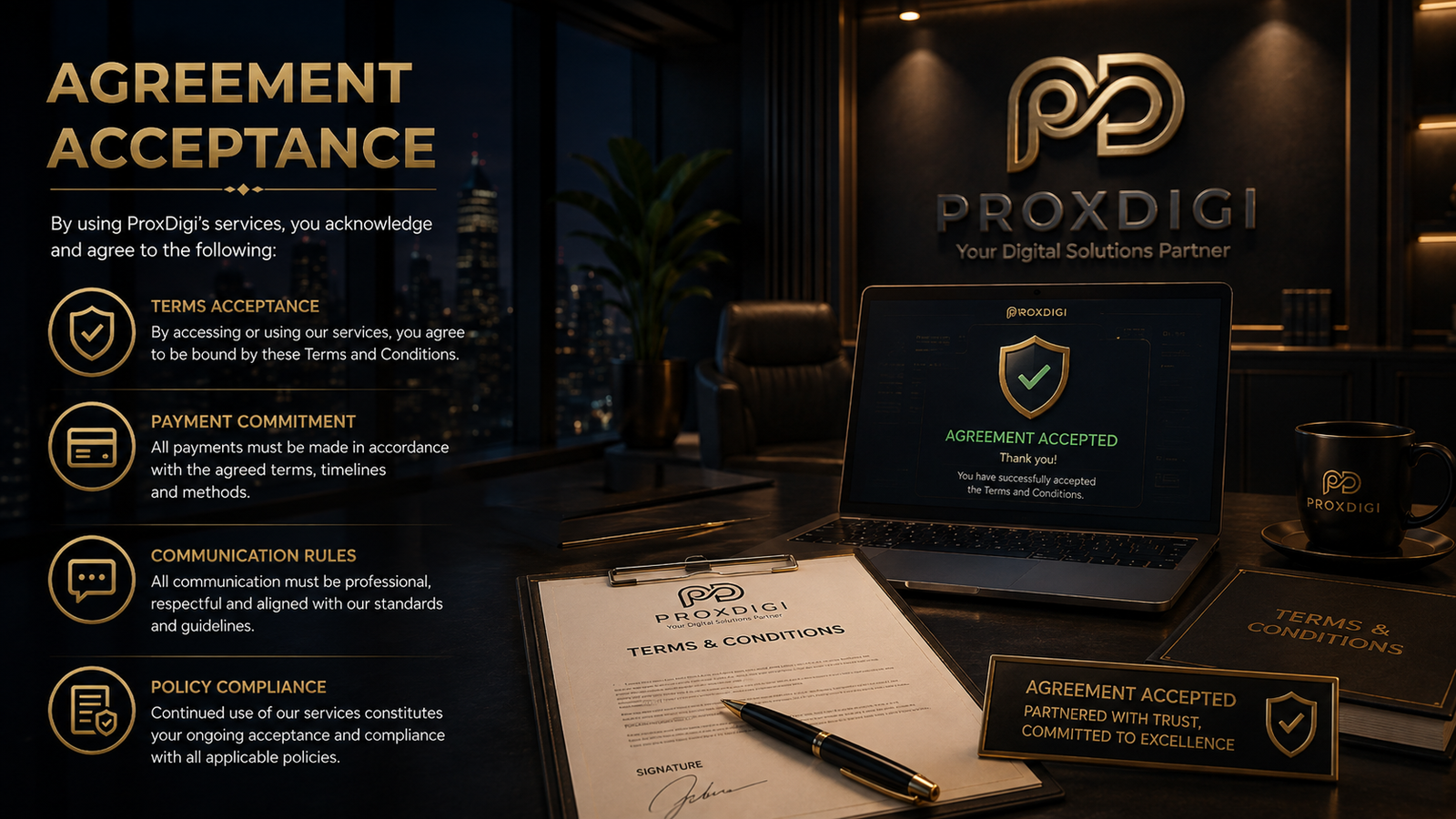Agreement Acceptance visual